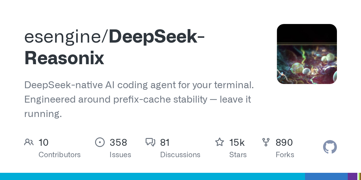 Reasonix - DeepSeek原生终端编程Agent